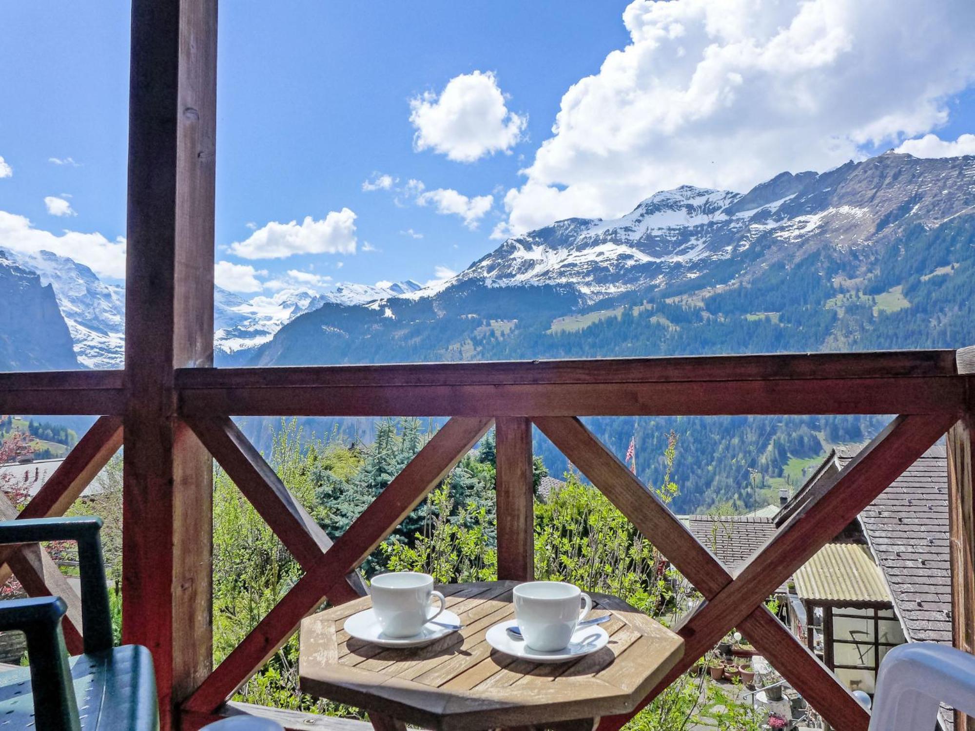 Apartment Rose Studio Y By Interhome Wengen Kültér fotó